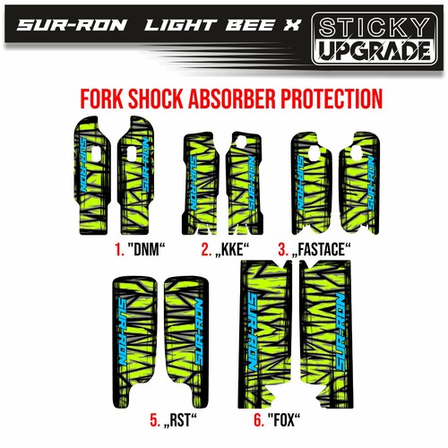 Sur-ron Light Bee Graphics Kit 21 Mil, Surron Wrap, Segway X260 Stickers, Decals - Picture 6 of 9