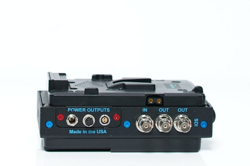 Indipro Nitro V-Mount Battery Adapter - SDI, LEMO, 2.5mm, and D-Tap - Picture 4 of 6