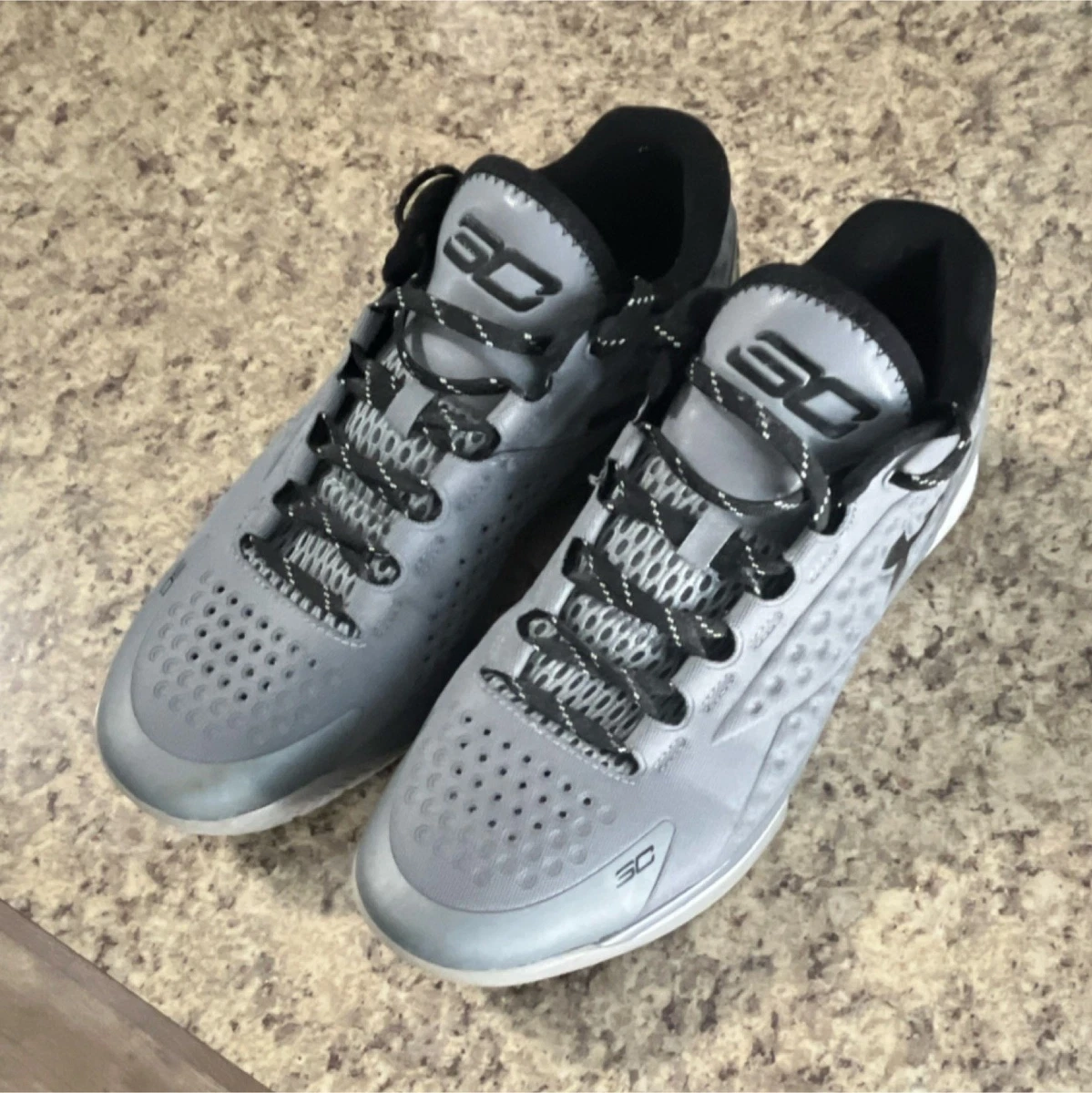 Under Armour Curry 1 Low Black SIlver for sale | eBay