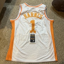TENNESSEE VOLUNTEERS- RICK BARNES SIGNED AUTOGRAPH JERSEY JSA COA BASKETBALL 