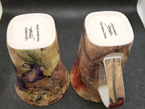 A Lovely Pair Of Leonardo Lifestyle Tall Coffee Mugs - Picture 6 of 6