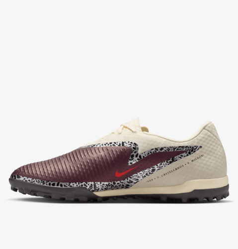 Nike PHANTOM 6 LOW ACADEMY NU3 TF Shoes BURGUNDY CRUSH UNIVERSITY RED IO8449661 - Picture 3 of 8