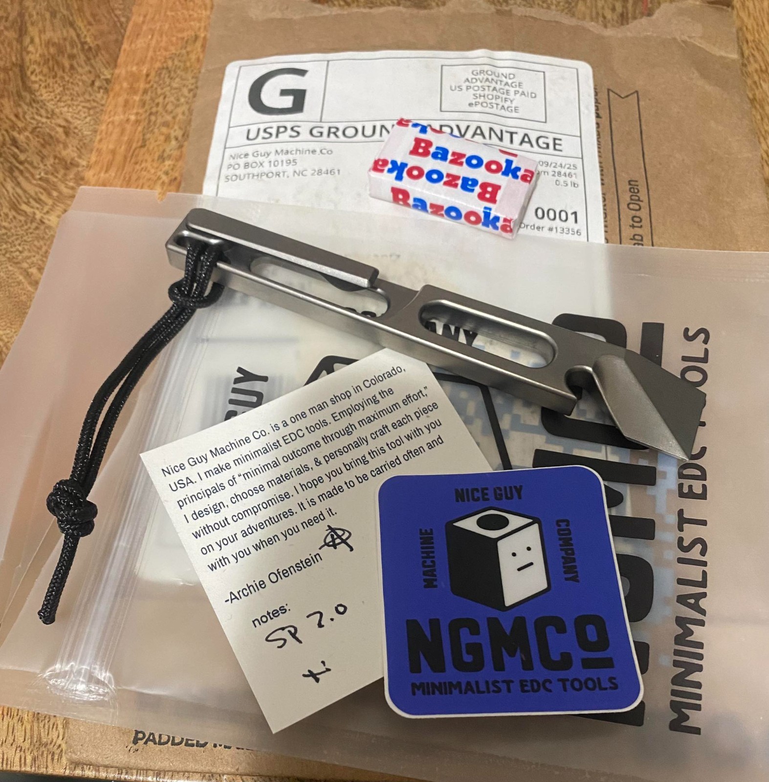 Nice Guy Machine Co (NGMC) - Side Piece v2 - NEW