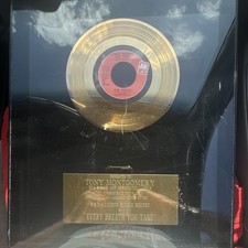 The Police "Every Breath You Take" A&M Gold Single Award Plaque Tony Montgomery
