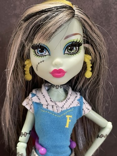 Monster High Picnic Casket Frankie Stein Doll 2013 Redressed How Do You Boo? MH - Picture 2 of 12