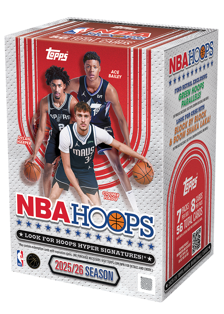 NBA HOOPS SUPER STARS コンプBOX 2025-26 TOPPS NBA HOOPS VALUE BLASTER BOX (56 Cards) Basketball