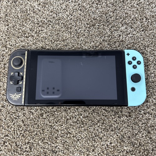 Nintendo Switch Animal Crossing Console Tablet FOR PARTS OR REPAIR READ AS IS