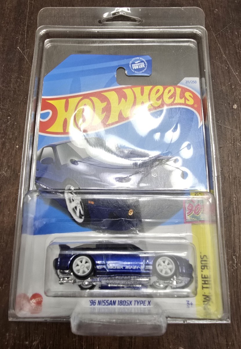 Hot Wheels 2024 Super Treasure Hunt 1996 Nissan 180sx Type X Blue