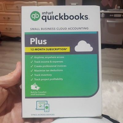 Intuit Quickbooks Plus 2023 12-Month Subscription   (Canadian Version)