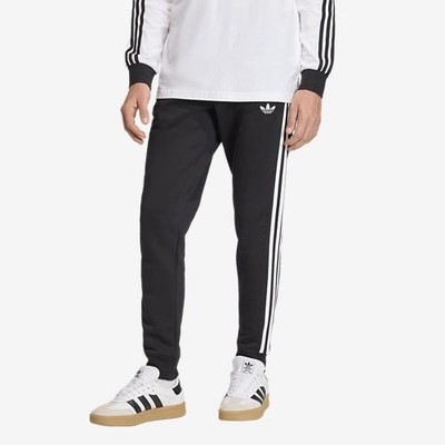 L Adidas Men s Original adicolor 3 Stripes Black Jogger Pants Athleisure Sports