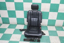Worn 11-20 Grand Cherokee Black Leather Red Stitch Second 2nd Row Captains