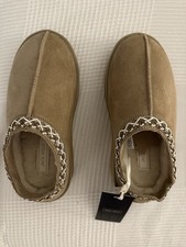 Jack Wills Suede Faux Fur Lined Platform Slip-On Slippers UK 5 EU 38