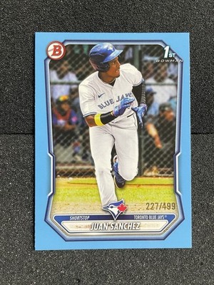 2026 Bowman Juan Sanchez 1st /499 Sky Blue #BP-25 Blue Jays