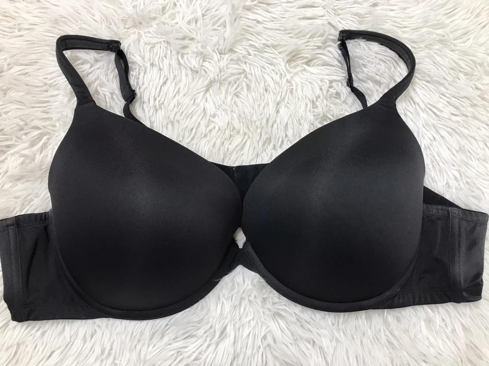 Sujetador push-up con aros negro para mujer talla grande 48C Cacique Smooth Boost Foto 2 de 4