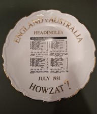 Cricket Tour & Centenary Plate (Australian 1981 Tour of England)
