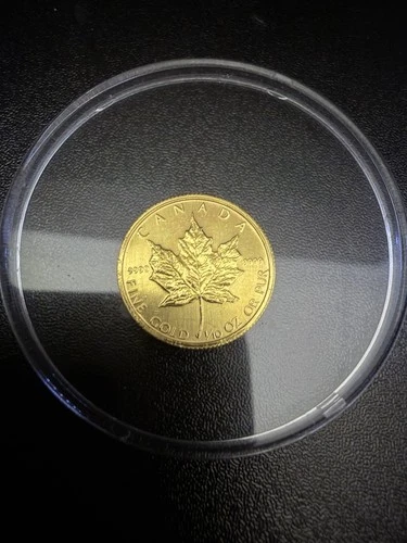 1986 Canadian Gold Maple Leaf 1/10 oz — photo from the most recent tracked eBay sale