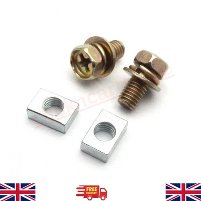 Universal Motorcycle Bike Scooter ATV Battery Terminal Nut and Bolt Kit M5x10mm - Image 1 of 4