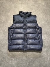 Nike Vintage Daunenweste, Dunkelblau/Schwarz, Größe XL, Top Zustand Wie Neu, Y2K