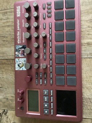 Korg electribe sampler Rot Sampler & Sequenzer + Kabel,Midi Kabel + Sd Karte