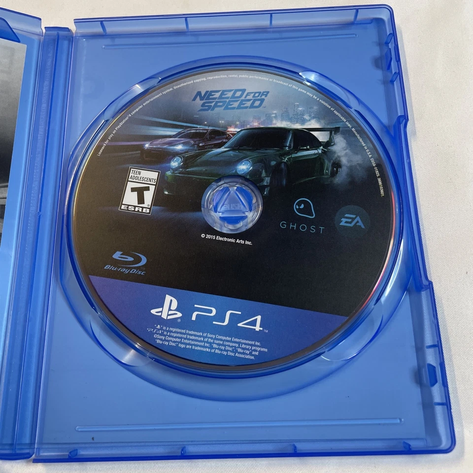Need For Speed - Sony PlayStation 4 PS4 Complete in Box CIB. Tested. - Image 4 of 4