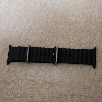 Apple Watch Ultra 1/2/3 Black Ocean Band One Size 49mm 