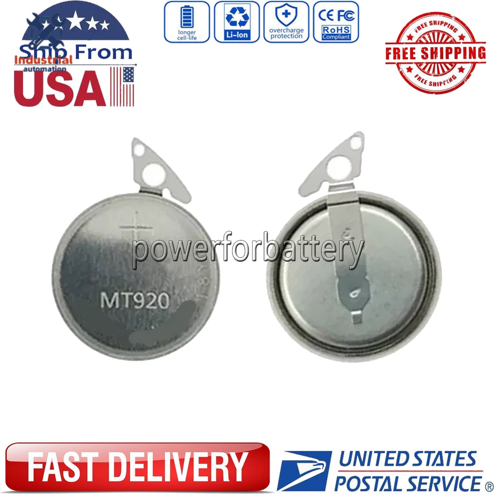 For Seiko Kinetic Watch 3023-24X 3023 24X New Rechargeable Battery Capacitor