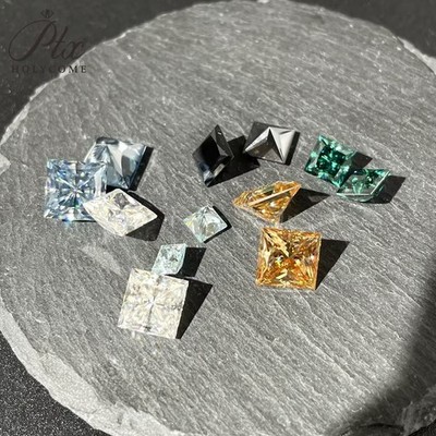 Prinzessschliff Moissanit Lose 0.3 10Ct Farbe D GRA-Zertifikat Direkt Ab Werk