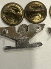 Vintage Vietnam US Military Colonel Insignia Pair Hilborn Hamburger Sterling S22 — photo 4