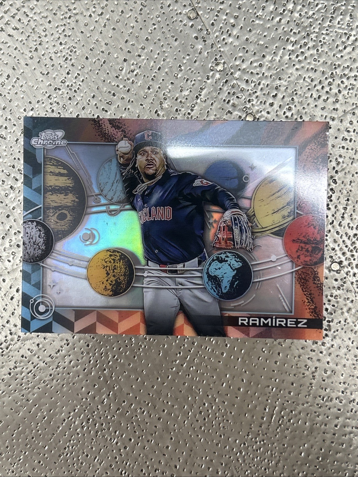 2025 Topps Chrome Cosmic Jose Ramirez Planetarium #P-14 SSP 🔥