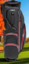 Crivit Golfbag Golftasche Standbag Standmechanismus Golf Sport Schläger Bag