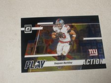 2023 Donruss Optic Play Action Black Pandora Prizm #9 Saquon Barkley 11/25
