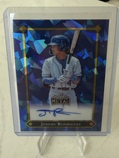 2025 Leaf Metal Baseball Jeremy Rodriguez Auto  #’d/15 Blue Ice ⭐️