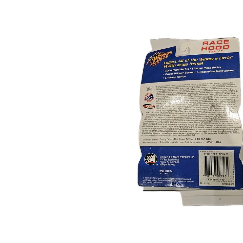 #29 - KEVIN HARVICK - AMERICA ON LINE CHEV - Winners Circle 2002 - 1:64 - NASCAR - Imagem 2 de 2