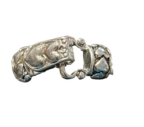 Brighton Style Nurse Slide Charm Bracelet Ivory Cord Magnetic Clasp 7.50" Boxed - Picture 3 of 9