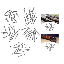 12x 1:87 HO Scale Motor Drive Rods Coupler Connector Electric Train Parts