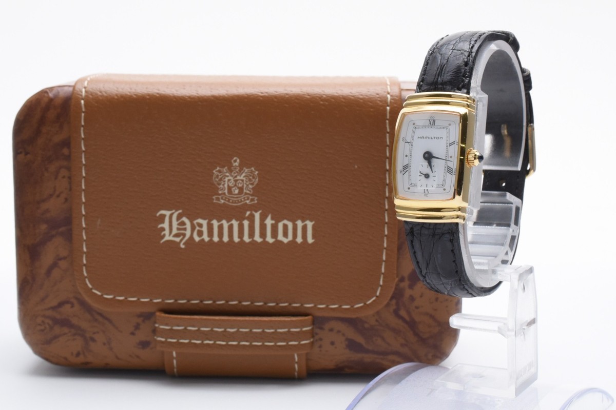 ハミルトン ベントン クォーツ6246 ▶️Vintage【N MINT/Box】Hamilton Benton 6246 Small Second