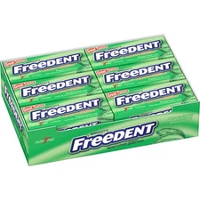 Peppermint Chewing Gum 15 Count Pack of 12 Individually Wrapped Sticks