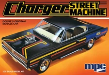 MPC 1967 Dodge Charger Street Machine 1/25 Model Kit MPC1028