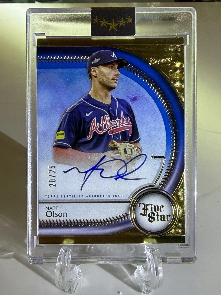 Matt Olson Baseball Sports Trading Cards & Accessories Parallel