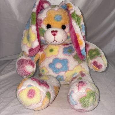 Build-A-Bear Blossom Bunny 16'' Floral Rabbit Retired 25th Anniversary Edition 