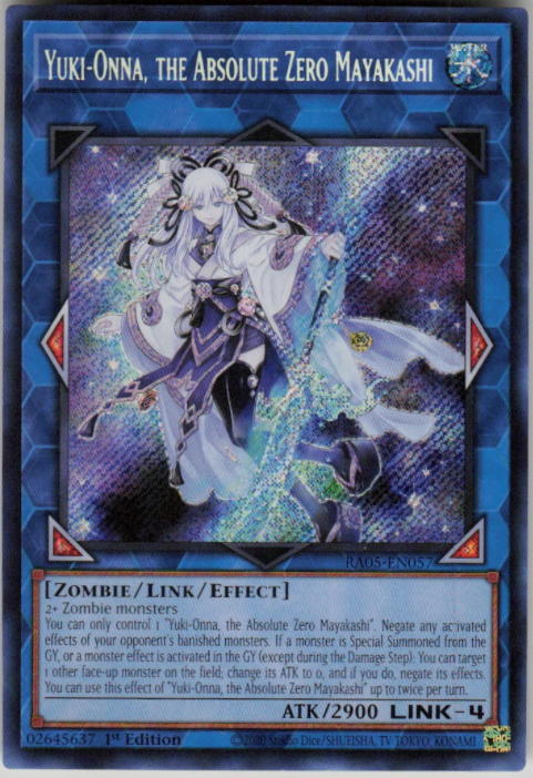 Yuki-Onna, the Absolute Zero Mayakashi - (Secret Rare) - RA05
