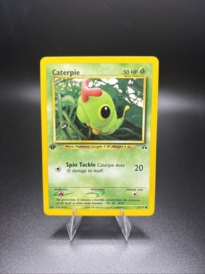 1st Edition Caterpie 53/75 - Neo Discovery - Near Mint