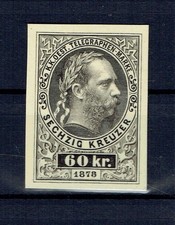 Telegrafenmarke 1873 / PROBEDRUCK SCHWARZ  RRR