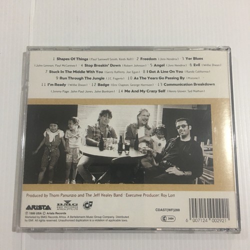 The Jeff Healey Band Cover to Cover CD Rock Blues - Picture 3 of 6