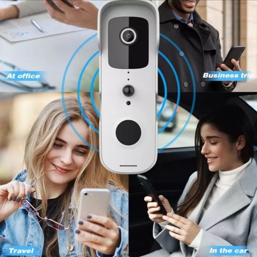 2MP Tuya Video Doorbell Camera Smart Wireless WiFi Intercom Door Bell Ring CCTV - Picture 7 of 9