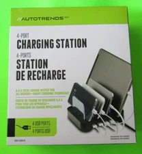 AUTOTRENDS  4-PORT CHARGING STATION FOR MULIPLE DEVICES