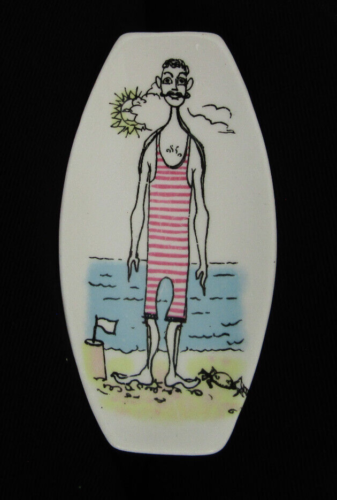 'The Gay Nineties' Trinket Dish-Designed by Maureen Tanner for Foley Bone China