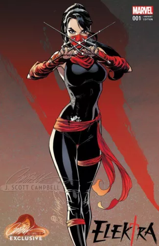 ELEKTRA 1 VOL 4 J SCOTT CAMPBELL COVER A VARIANT NM