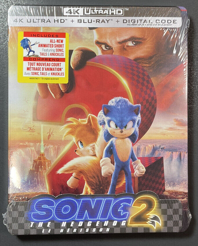 Sonic The Hedgehog 2-Movie Collection - Limited Edition Steelbook