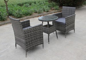 RATTAN 2 TWO SEATER CHAIRS DINING WICKER BISTRO OUTDOOR GARDEN ... RATTAN 2 TWO SEATER CHAIRS DINING WICKER BISTRO OUTDOOR GARDEN ...